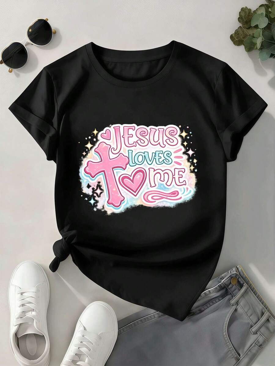 Women T-Shirts - Black - View 1