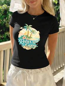 Women T-Shirts - Black - View 1