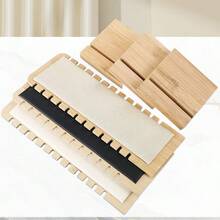 1 chiếc giá đỡ trưng bày dây chuyền bằng tre và gỗ có thể tháo rời, giá treo trang sức dây chuyền quai xanh, phụ kiện chụp ảnh trưng bày dây chuyền. - Nhiều màu - Xem 7