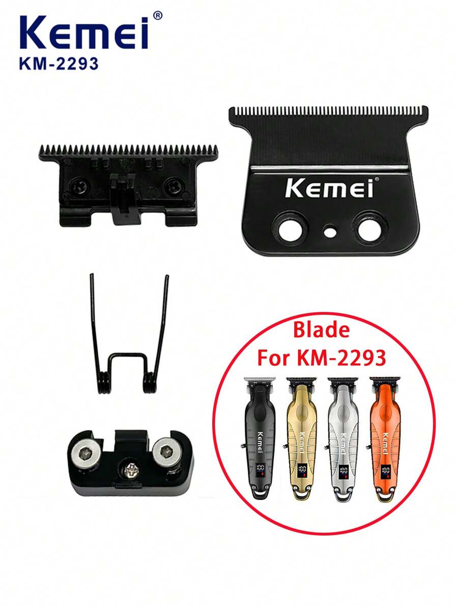 Kemei KM-2293 Electric Hair Clipper Replacement Blade Head, 1 Set Replacement Blades Accessories For Hair Trimmer, Original Factory Replacement Blade Head For Hot Selling Hair Clipper Model
