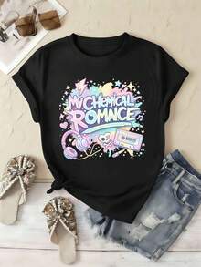Women T-Shirts - Black - View 2