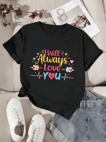 Women T-Shirts - Black - View 2