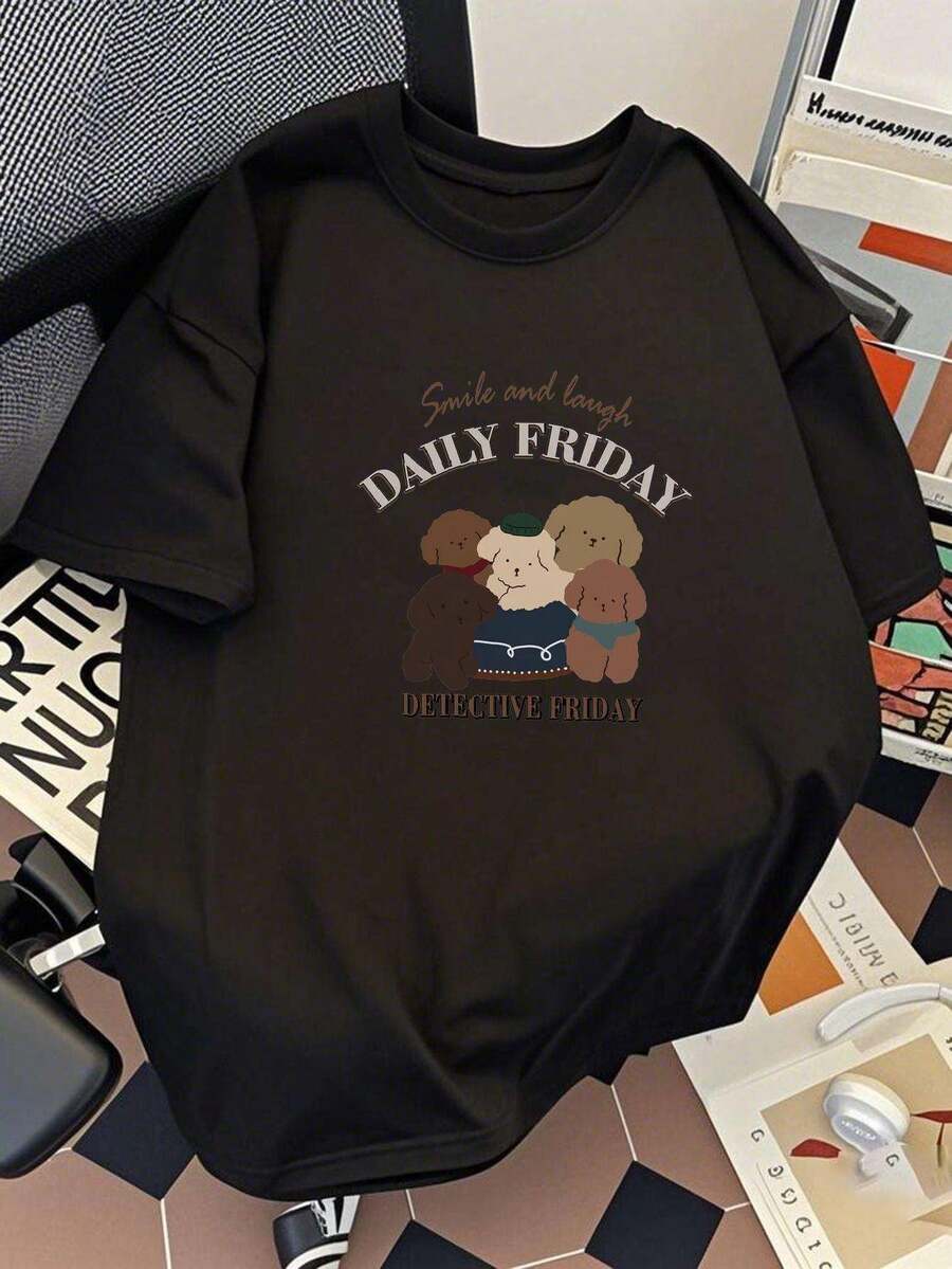 Women T-Shirts - Black - View 1