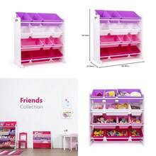 Toy Storage - White/pink/purple - View 1