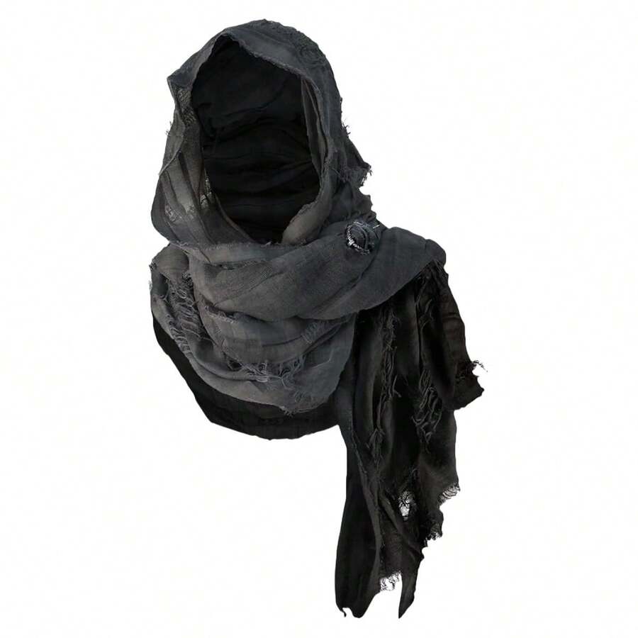 Men Cosplay Clothing - Black Shawl - View 1