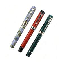 Jinhao 100 Centennial Fountain Pen Acrylic Celluloid Pattern F Nib Luxury Business Writing Pen With Ink Converter - 100 - View 3