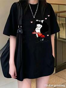 Women T-Shirts - Black - View 6