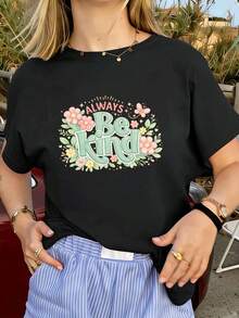 Women T-Shirts - Black - View 1
