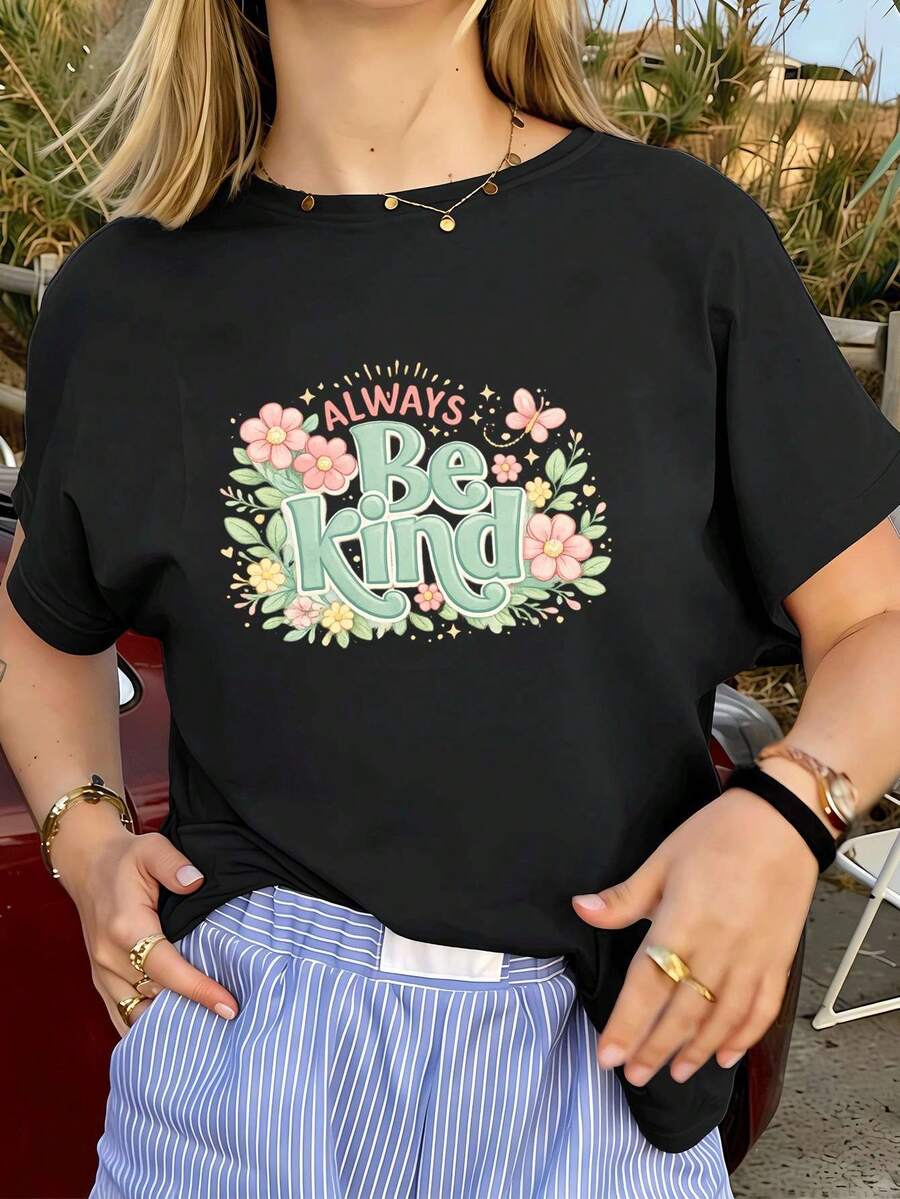 Women T-Shirts - Black - View 1