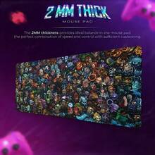 2 Pcs Royal Battle Game Mouse Pad, Extra Large Gaming Character Desk Mat, Lightweight Oversized Gaming Desk Pad, Gift For Gamers - View 2