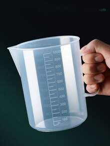 1 pieza Taza medidora de líquidos de plástico, taza multiusos para hornear y cocinar, herramienta esencial de cocina - Multicolor - Ver 13