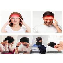 Therapeutic Gel Mask And Cap For Migraine And Acute Head Pain Relief - nữ tính - Xem 2
