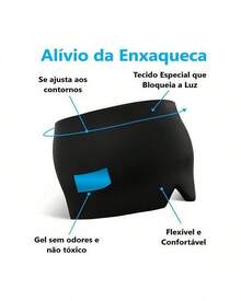 Therapeutic Gel Mask And Cap For Migraine And Acute Head Pain Relief - nữ tính - Xem 5