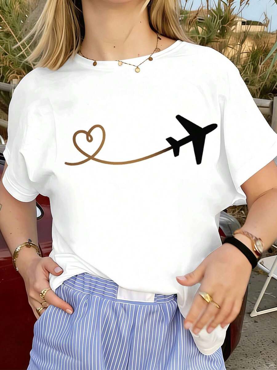 Women T-Shirts - White - View 1