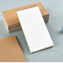 1pc Vintage Style Portable Kraft Paper Cover Notebook, To-Do List, Office, Planning, Multi-Function Tear-Off Memo Pad, 50 Sheets, Rectangular, Non-Sticky Student Planner Memo Pad, Flip-Up Notepad, Kraft Paper Memo Book, Planner Notebook, Lined Notebook, Grid Notebook, Blank Notebook, Checklist Notebook - one-size - View 2