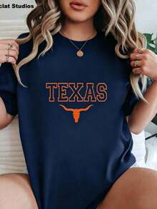 Women T-Shirts - Navy Blue - View 3