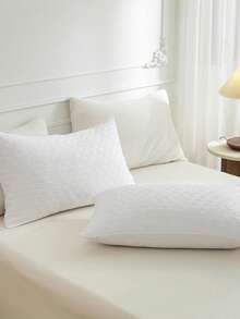 2/3pcs White Line Bedding Set - Includes 1 Duvet Cover & 1/2 Pillowcases (Excluding Inserts), Bohemian Country Style, Lightweight & Breathable, Machine Washable, BohoCottage, Spring Bedding - White - View 11