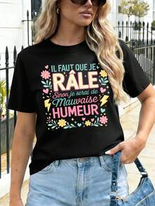 Women T-Shirts - Black - View 1