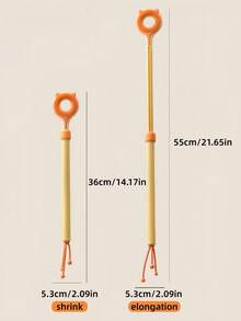 1 cây cào móng cho mèo có thể thu gọn, đồ chơi tương tác 3 trong 1 cho mèo. - Nhiều màu - Xem 6