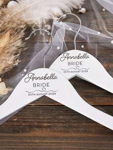 Personalized Bridesmaid Hanger, Wedding Coat Hanger (Customizable), Bridesmaid Hanger, Wedding Hanger, Bridal Hanger, Personalized Wedding Hanger, Bridal Hanger, Engraved Bridal Hanger, Decorative, Reusable, Multi-Functional, Fashionable, Exquisite - Multicolor - View 6
