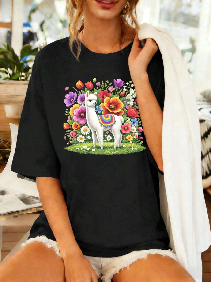 Women T-Shirts - Black - View 1
