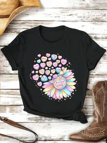Women T-Shirts - Black - View 2