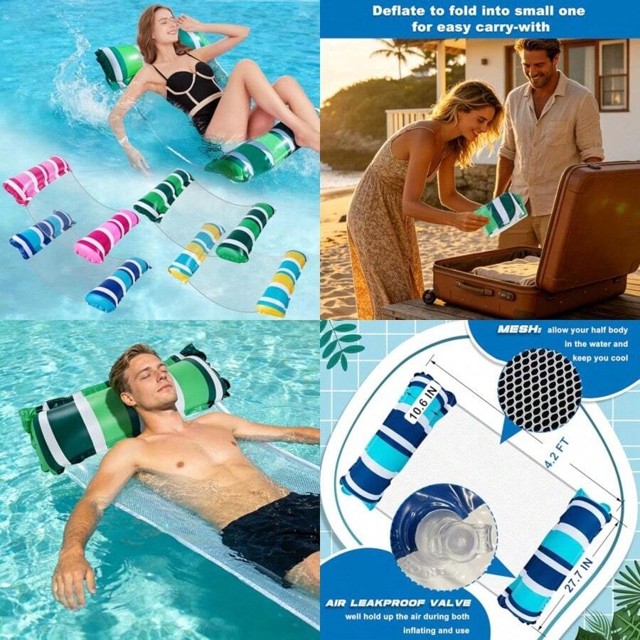 Inflatable Swimming Pools - Blue - View 1