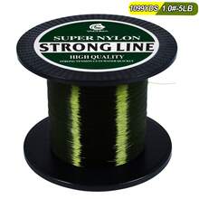 High-Quality Monofilament Nylon Fishing Line 1000M/1093YDS High-Sensitivity Casting And Smooth Sea Fishing Main Line Suitable For All Complex Fishing Scenes Olive Green - Olive Green - View 11