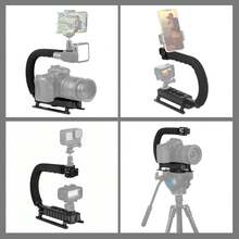 PULUZ U/C Shape Portable Handheld DV Bracket Stabilizer For All SLR Cameras And Home DV Camera - View 5