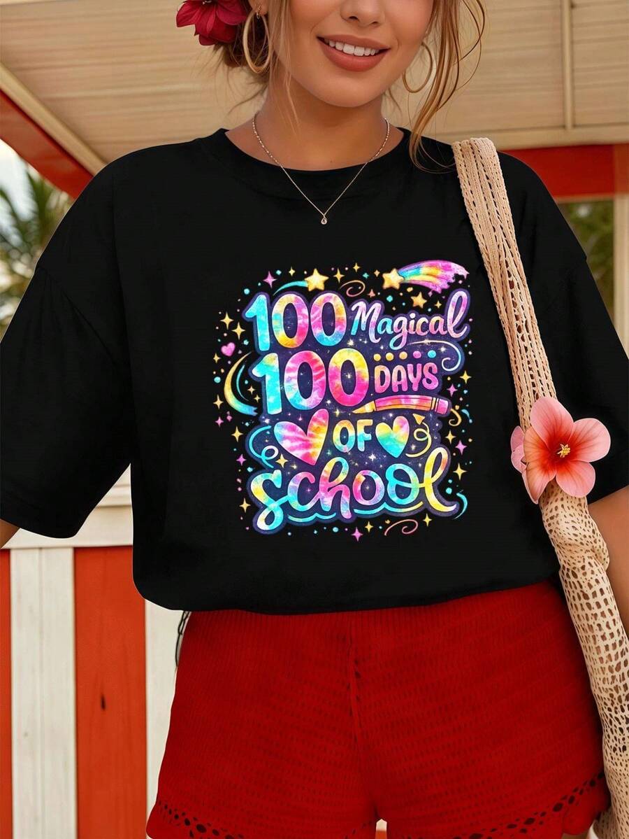 Women T-Shirts - Black - View 1