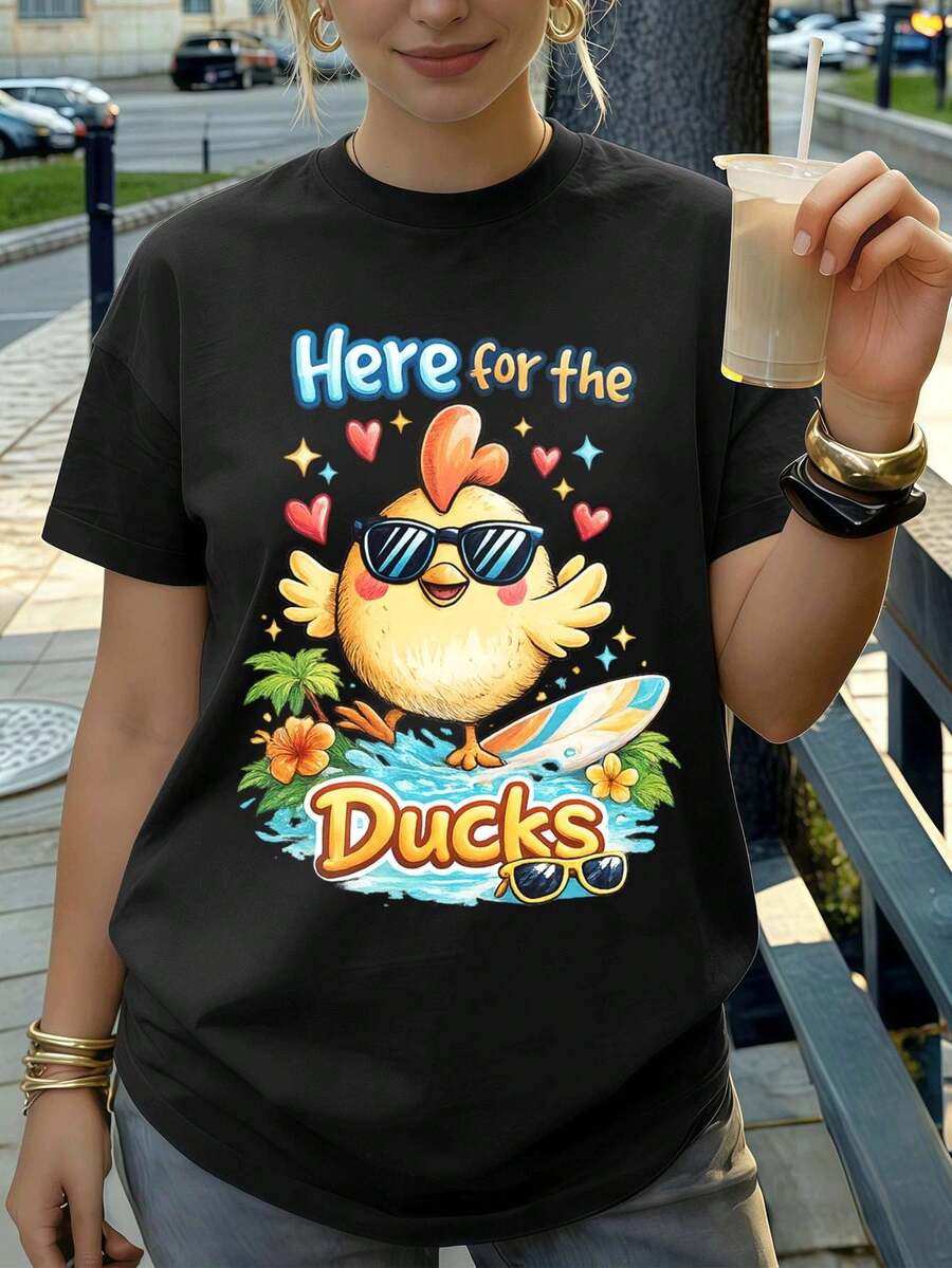 Women T-Shirts - Black - View 1