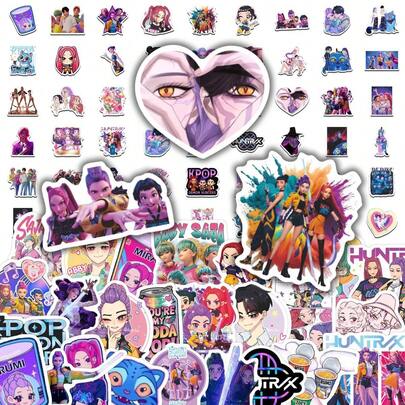 1. Bộ sticker K-Pop Exorcist Hunter, 90 cái/bộ, sticker cô gái trừ tà chống nước, hình nhân vật hoạt hình phát sáng, thích hợp dán lên sổ tay và nhật ký. 2. Bộ sticker K-Pop Exorcist Hunter, 200 cái/bộ, sticker cô gái trừ tà bằng PVC chống nước, hình nhân vật hoạt hình phát sáng, thích hợp dán lên sổ tay và nhật ký.