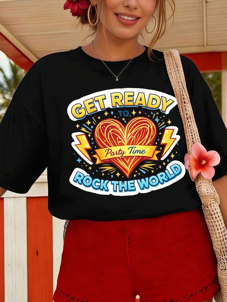 Women T-Shirts - Black - View 1