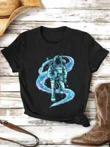 Women T-Shirts - Black - View 2