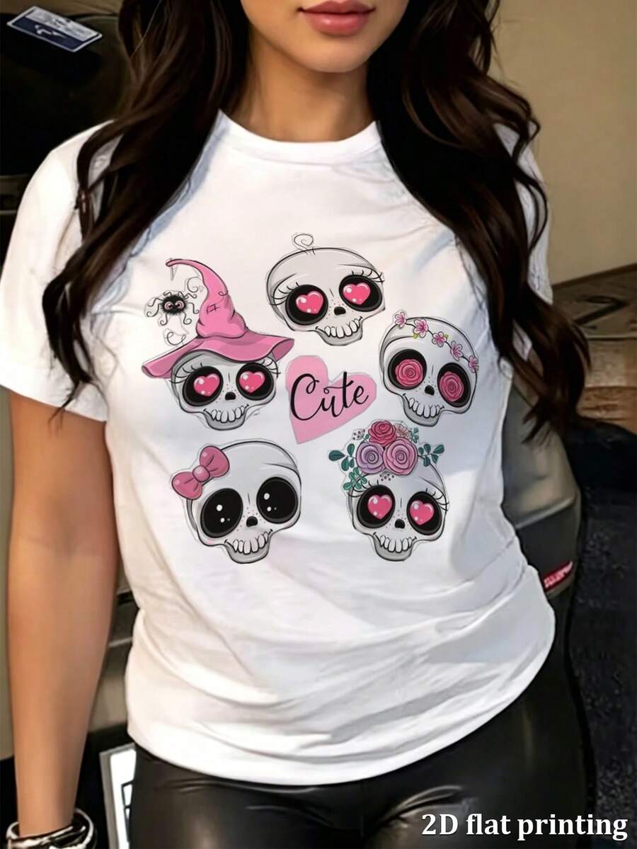 Women T-Shirts - Putih - View 1