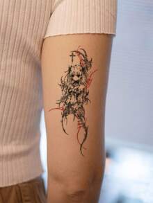 1 Hình xăm dán tạm thời hình gai nhọn hai chiều phong cách Gothic tối màu dành cho nữ, có thể giặt, làm từ PVC, dùng một lần, chống thấm nước và mồ hôi, thích hợp dán lên cánh tay, eo, bụng, lưng, chân, không phản chiếu ánh sáng, hình xăm chân thực, phù hợp cho mọi người, sử dụng hàng ngày, giữ được 3-5 ngày. - Nhiều màu - Xem 3
