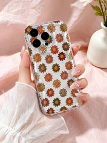 Ốp lưng điện thoại in họa tiết hoa hướng dương, tương thích với iPhone 15/13/16 Pro Max/17 Pro Max/14/11/12, ốp bảo vệ chống sốc tương thích với Samsung Galaxy S24/S25/S23/A55/A54/S25 Ultra/A14/A15 - Nhiều màu - Xem 5
