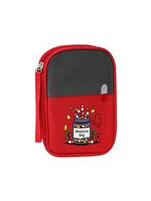 Portable "My Medicine Bag" Pill Pattern Medical Pouch, Compact First Aid Kit For Camping, Travel And Home, Convenient Medication Organizer, Emergency Bag, Available In Multiple Colors, Essential Health Care Accessory For Daily/Outdoor/Travel Use - Multicolor - View 14