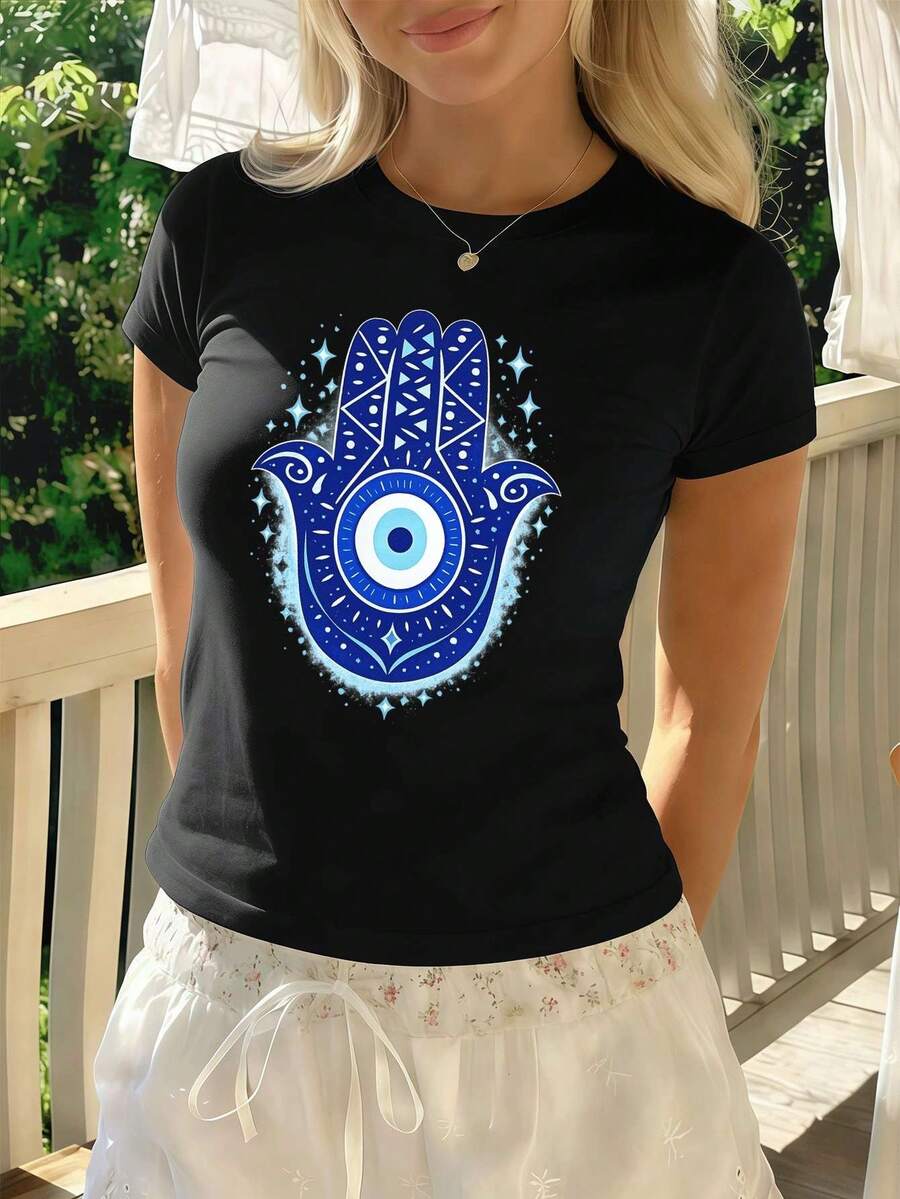 Women T-Shirts - Black - View 1