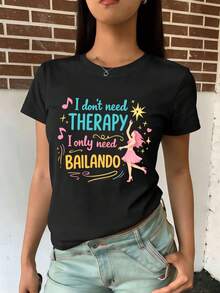 Women T-Shirts - Black - View 2