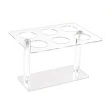 6-Tier Transparent Acrylic Conical Display Stand - Suitable For Ice Cream, Cake, Sushi And Spring Rolls - Durable And Easy To Clean Dessert Food Display Stand, Perfect For Bakery, Restaurant And Party Use - Multicolor - View 7