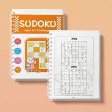 Bộ sách bài tập Sudoku - Trò chơi logic "Tư duy thông minh, phát triển lành mạnh", với hình ảnh các con vật dễ thương, giúp rèn luyện khả năng tập trung, tư duy phản biện, tính kiên nhẫn và sự tự tin trong kỹ năng giải quyết vấn đề. - Sudoku - Xem 12