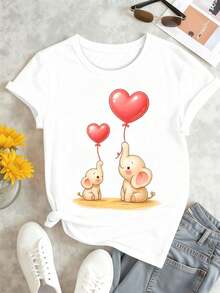 Women T-Shirts - White - View 2