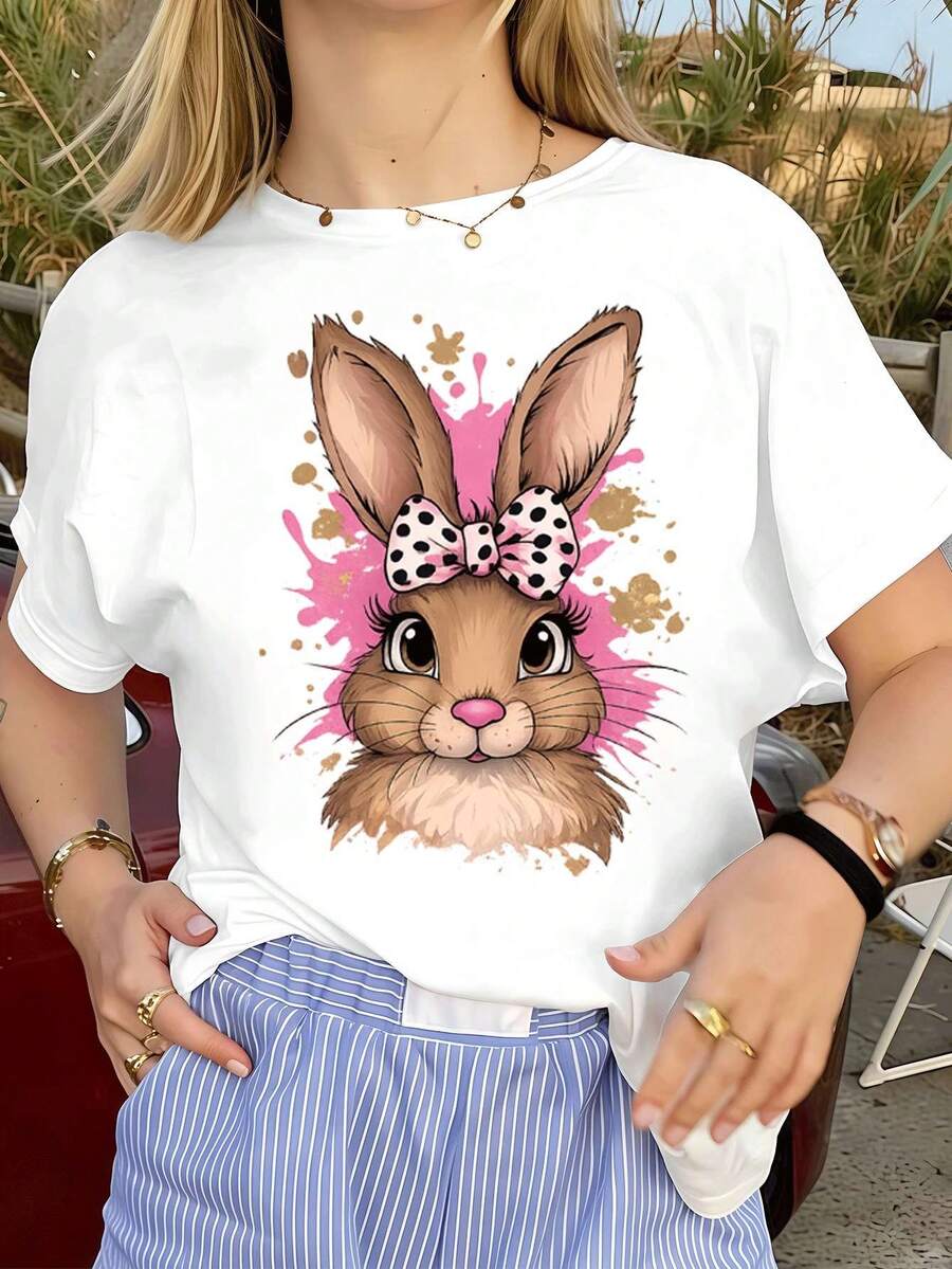 Women T-Shirts - White - View 1