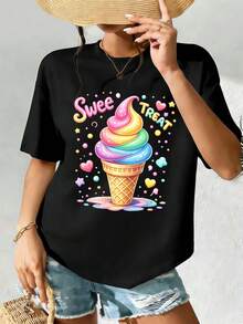 Women T-Shirts - Black - View 2