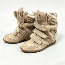 2026 New ISA Women's Sneakers, High-Top Skate Shoes & Casual Footwear With Hidden Height-Increasing And Round-Toe Design, Versatile For Daily Wear. - 棕色 - 查看 2