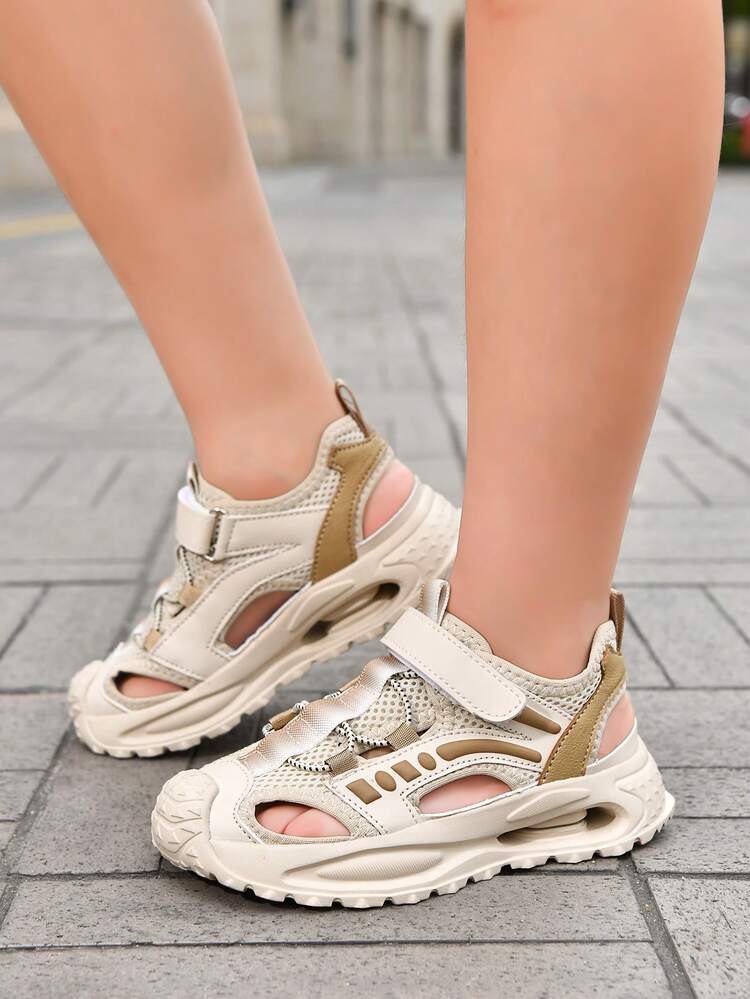Sandal thể thao thoáng khí mới mùa hè, phù hợp cho các hoạt động ngoài trời bãi biển và mặc thường ngày - Màu be - Xem 3