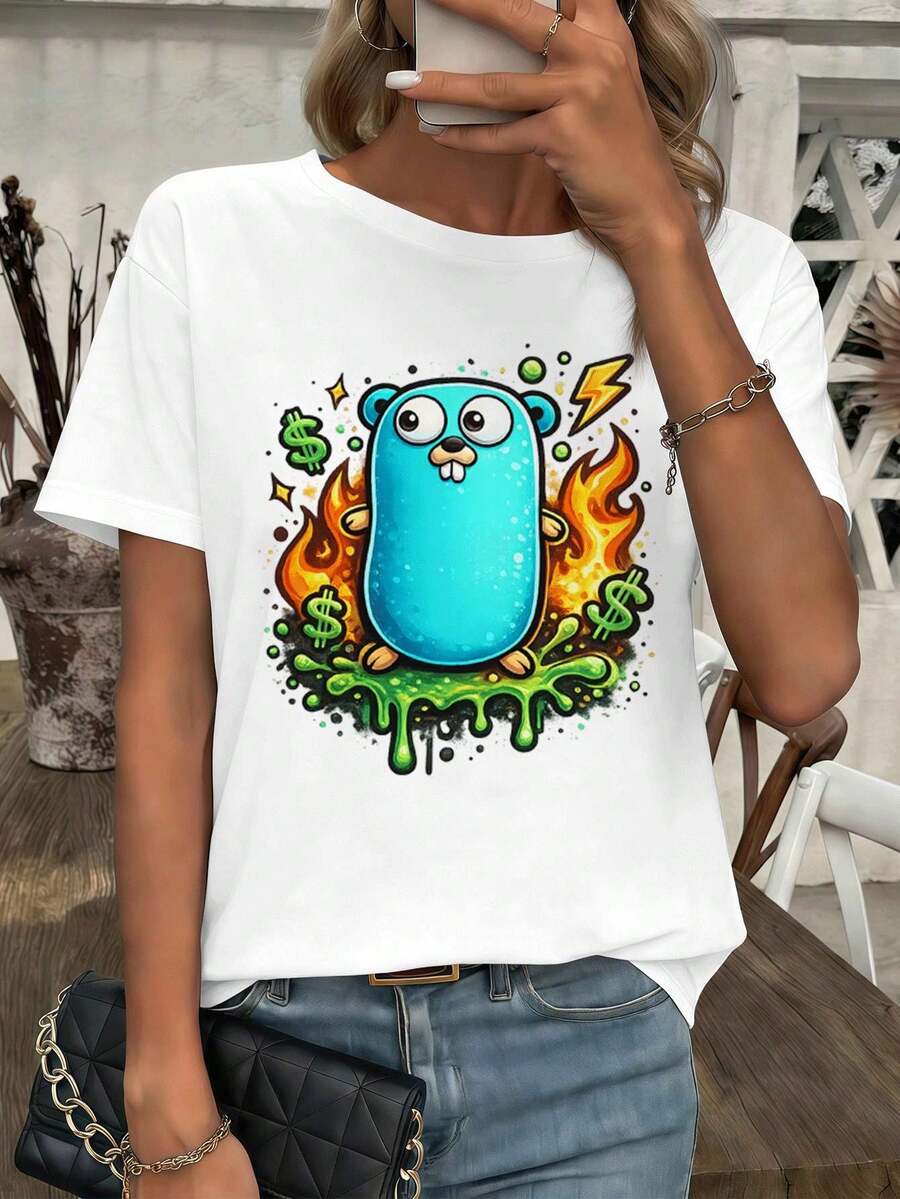 Women T-Shirts - White - View 1