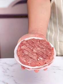500片圓形漢堡肉餅分隔紙，牛肉餅分隔紙，雙面防油不黏矽膠烘焙羊皮紙 - 彩色 - 查看 7