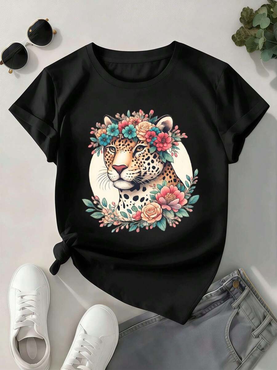 Women T-Shirts - Black - View 1